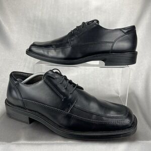 Jarman Shoes Mens 12 Faraday Dress Oxford 550397641 Black Faux Leather Lace Up
